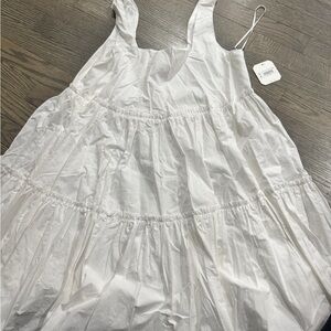 White Sleeveless Dress altar'd state baby doll dress
